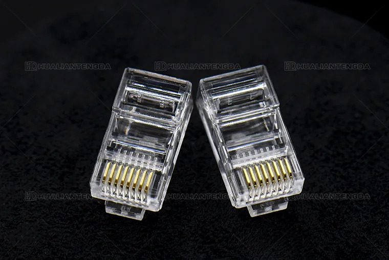 Cat5e UTP RJ45 Plug — Premium-Grade PC / 超五类非屏蔽水晶头 · 特级胶料