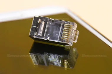 Cat6 FTP Shielded RJ45 Plug — 3 µin Gold / 六类屏蔽水晶头 · 3U镀金