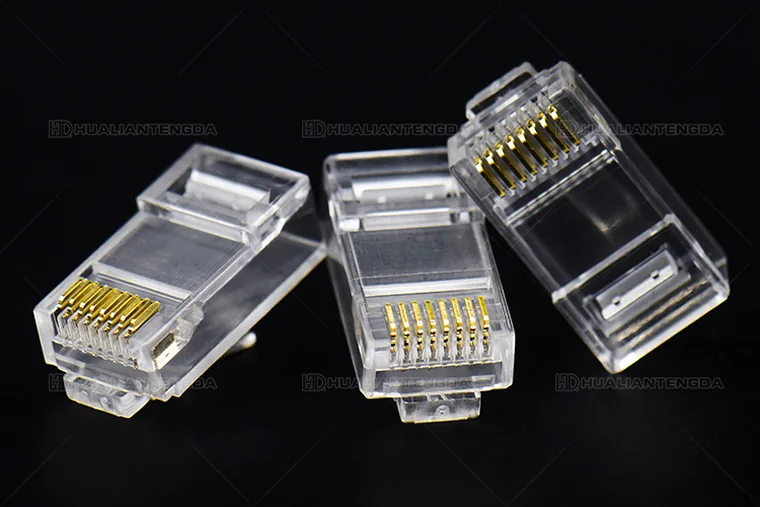 Cat6 UTP RJ45 Plug — Two-Piece with Load Bar / 六类非屏蔽水晶头 · 两件式