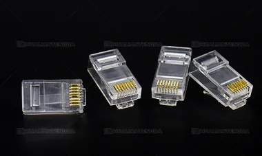 Cat6 UTP RJ45 Plug — Two-Piece with Load Bar / 六类非屏蔽水晶头 · 两件式