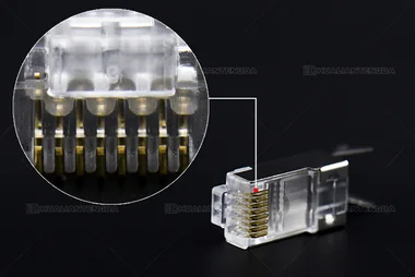 Cat7 FTP RJ45 Plug — Dovetail Clip / 七类屏蔽水晶头 · 燕尾夹