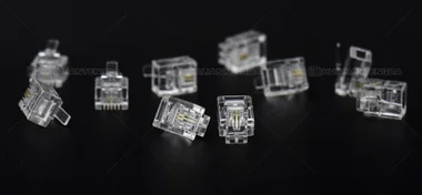 6P2C Telephone Plug (RJ11) / 6P2C 电话水晶头