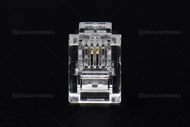 6P2C Telephone Plug (RJ11) / 6P2C 电话水晶头