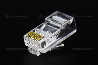 Gold-Plated RJ45 Plug — 3 µin / 镀金水晶头 · 3U
