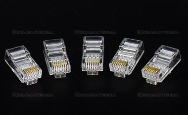 Gold-Plated RJ45 Plug — 3 µin / 镀金水晶头 · 3U